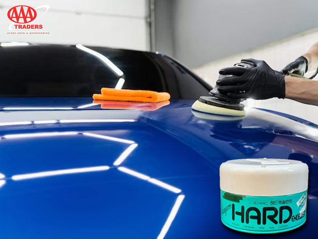 Kangaroo Hard Natural Carnauba Wax 300g - Long Lasting Glossy shine and Excellent On All Metallic Colors And Regular Colors.