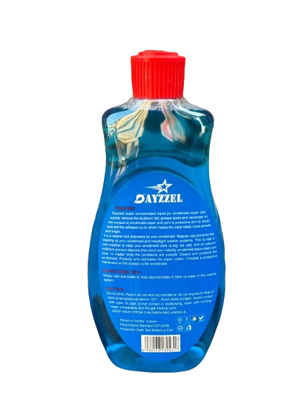 Dayzzel Wind Sheild Washer 500ml - Clean & Protects Windsheild, Protects & Lubricates Rubber.