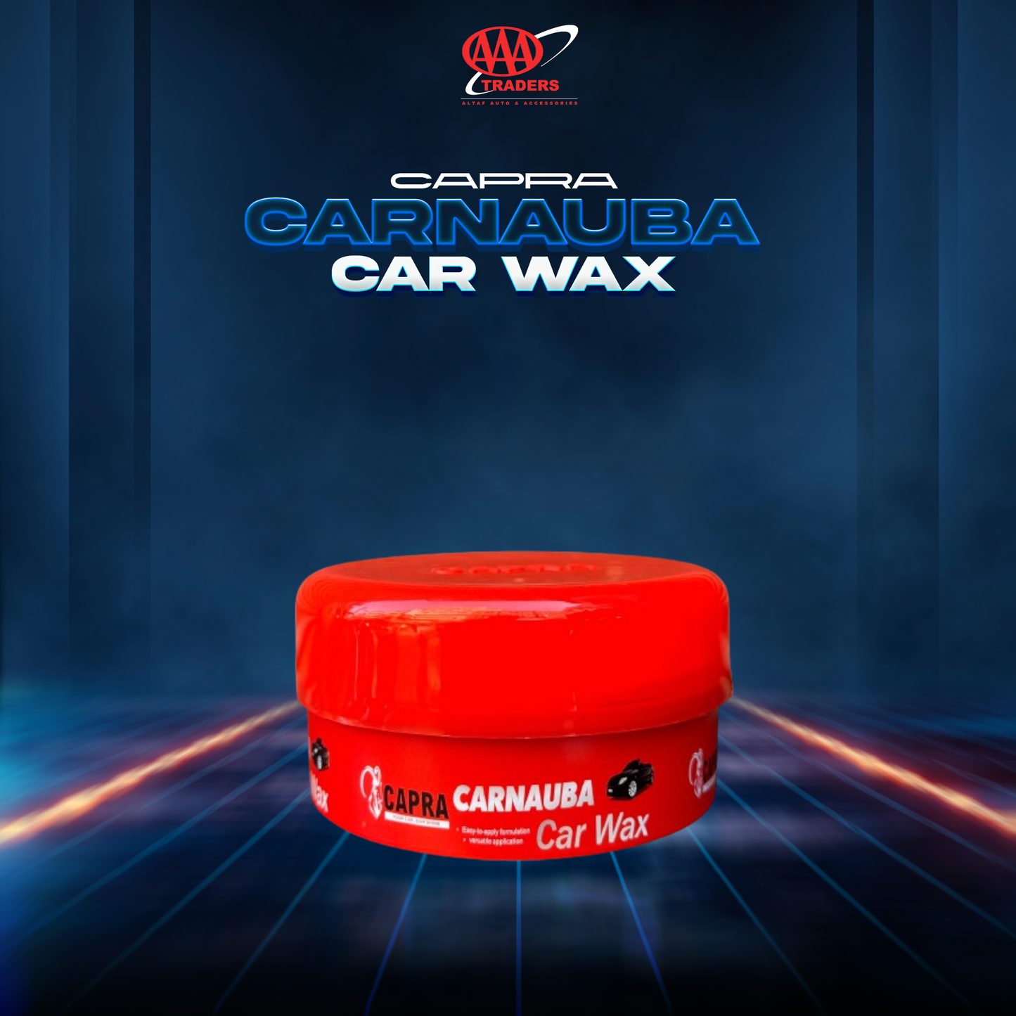 Capra Carnauba Car wax 300 g - Easy to Apply, Versatile Application.