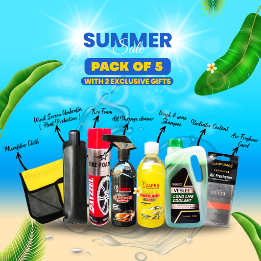 Summer Sale - Pack of 5 with two exclusive gifts