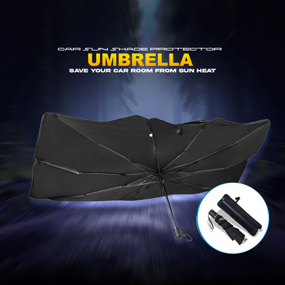 Car Sun Shade Protector Umbrella Style - Front Screen Cover