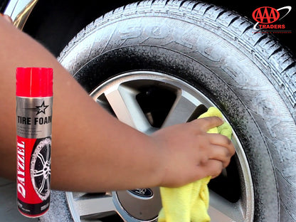 Dayzzel Tire Foam 480g/650ml - Clean, Shines & Protects. Spray On! No Wiping!