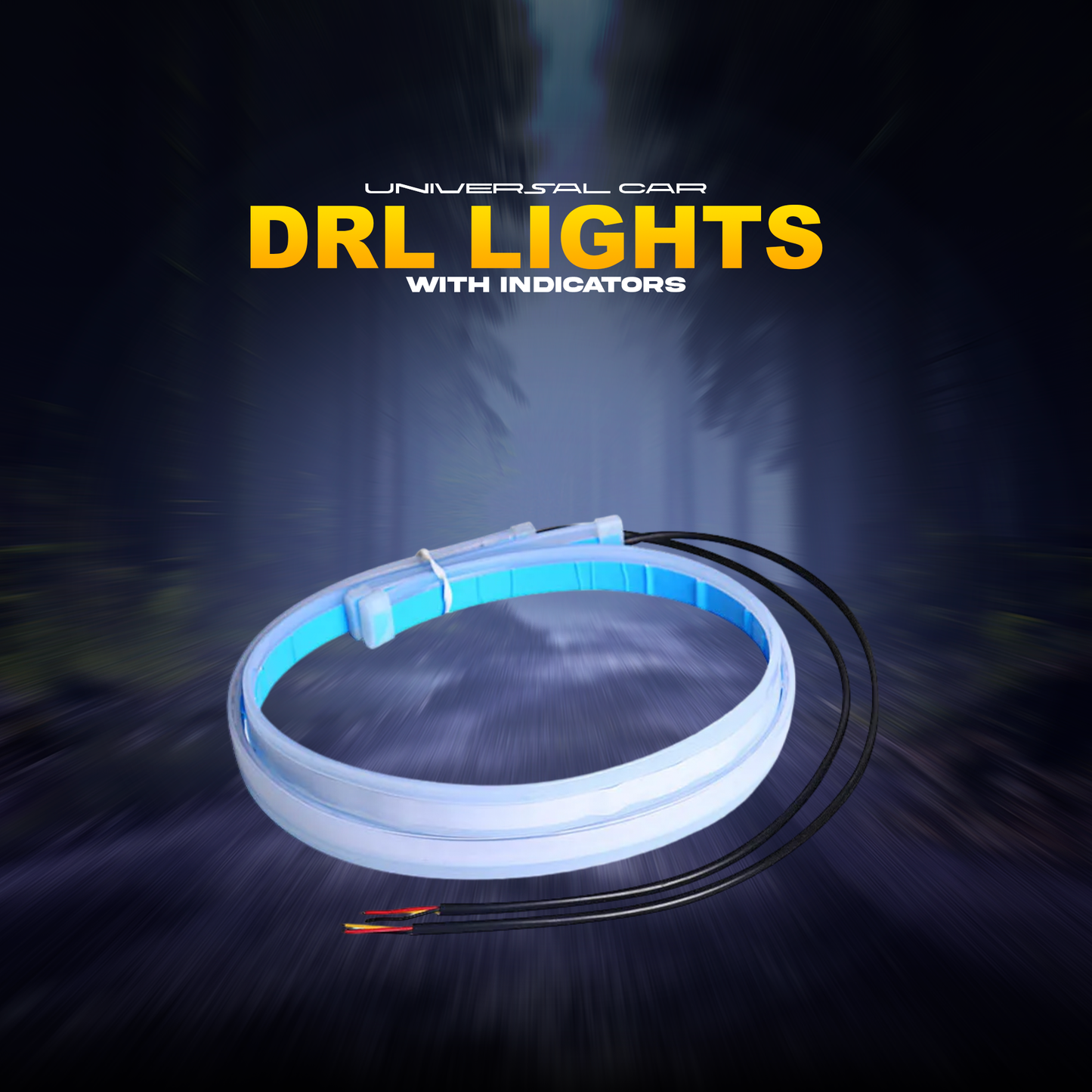 Universal Car DRL Lights With Indicators