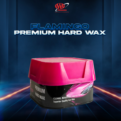 Flamingo Premium Hard Wax 200g - Car Body Polish Coating Paste