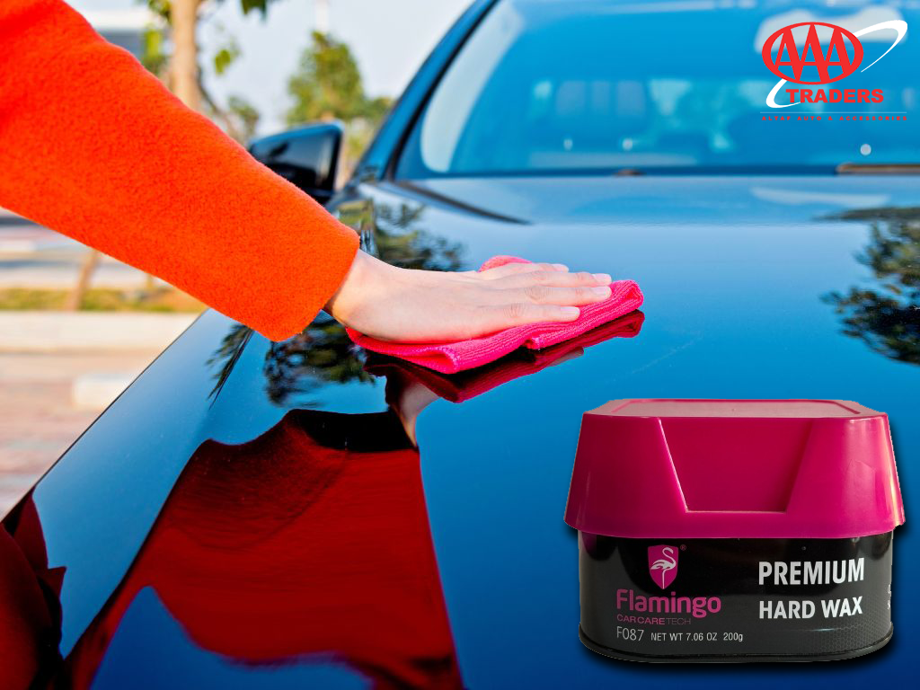 Flamingo Premium Hard Wax 200g - Car Body Polish Coating Paste