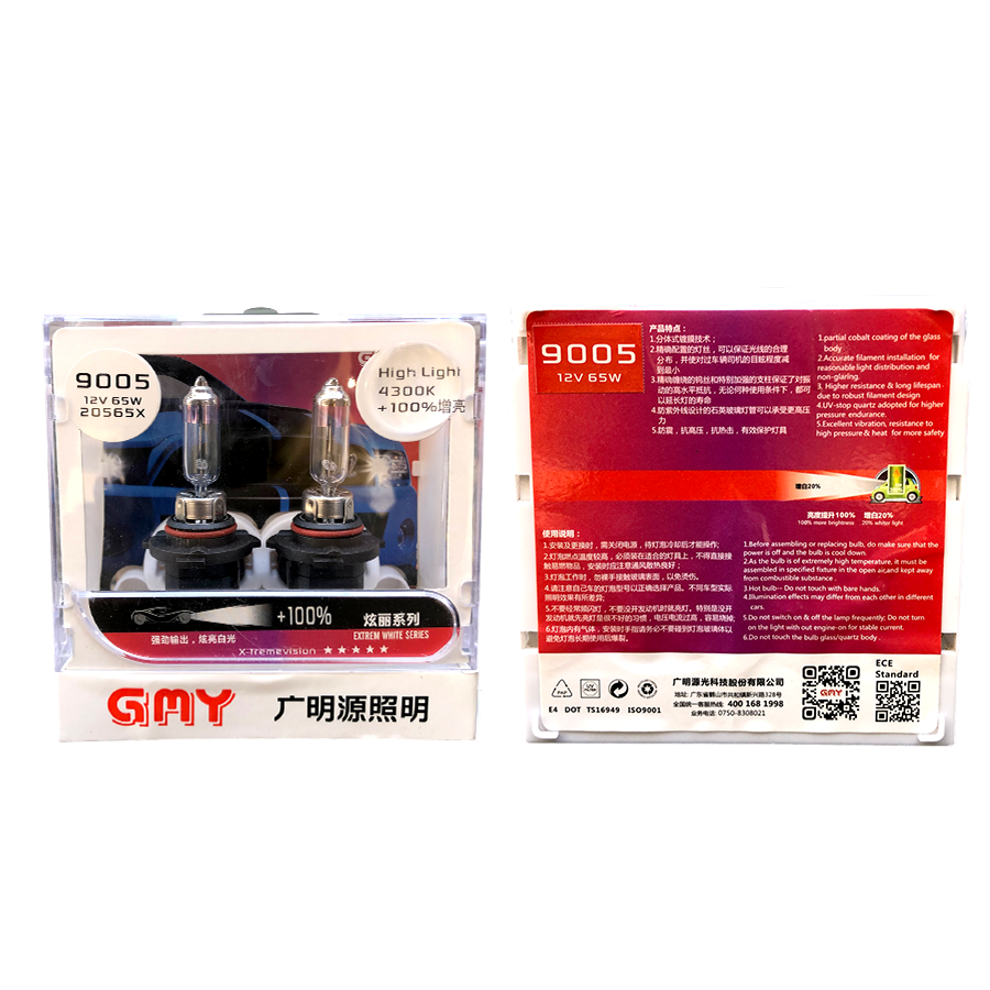 GMY - Helogen Bulb - 9005 12V 65W - 4300K