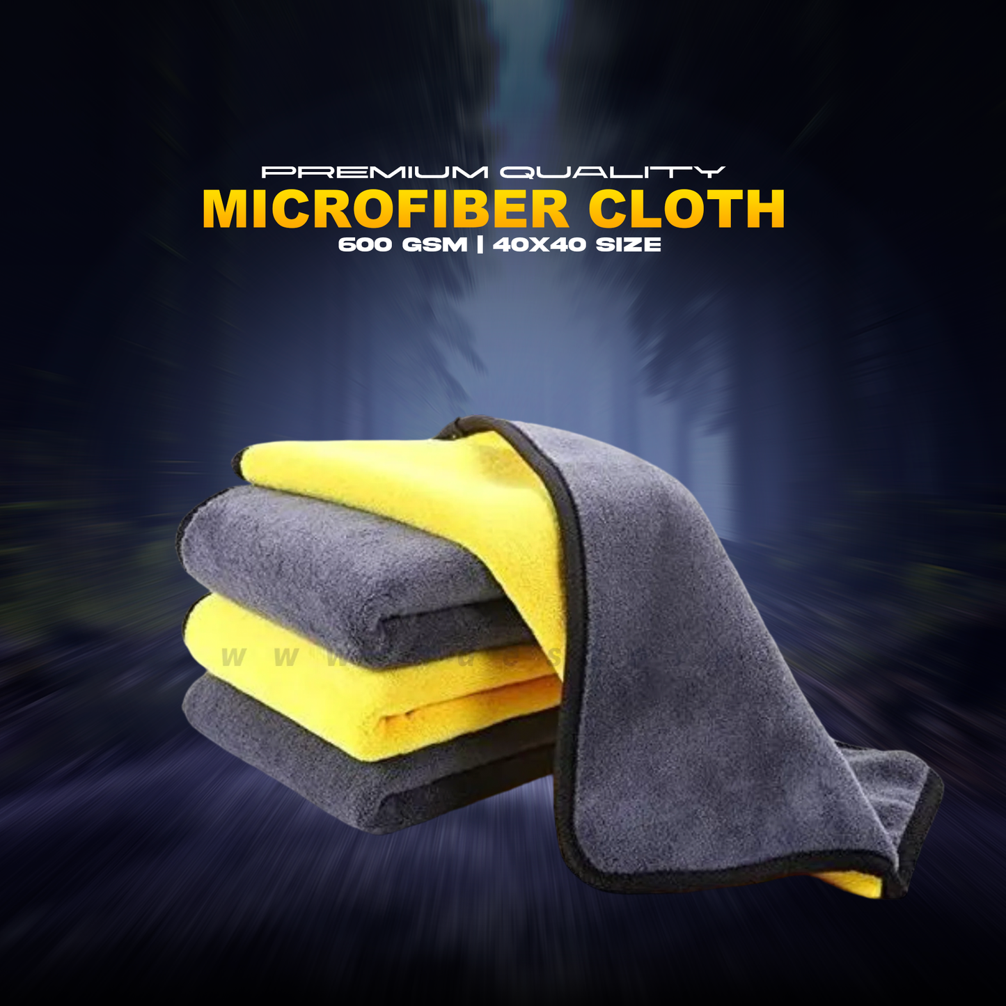 Premium Quality Microfiber Cloth - 300 GSM - 600 GSM - 850 GSM