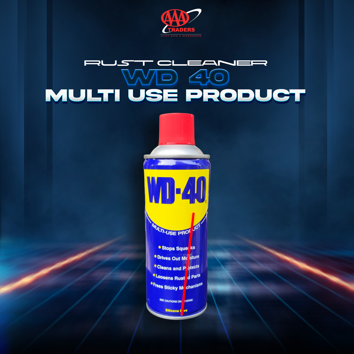 WD-40 Multi Use Product - Stop Squeaks, Anti Rust Spray, Cleans & Protects.