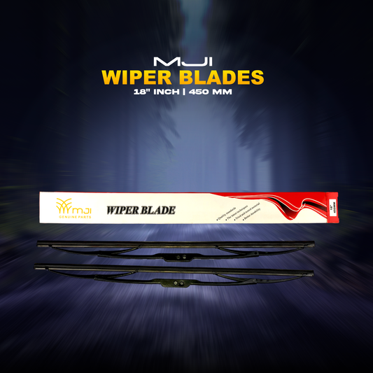 MJI Wiper Blades- 18 Inches/450mm